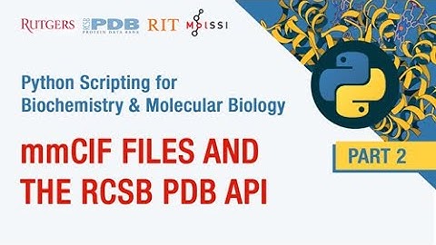 Extracting data from mmCIF files using the RCSB PDB API