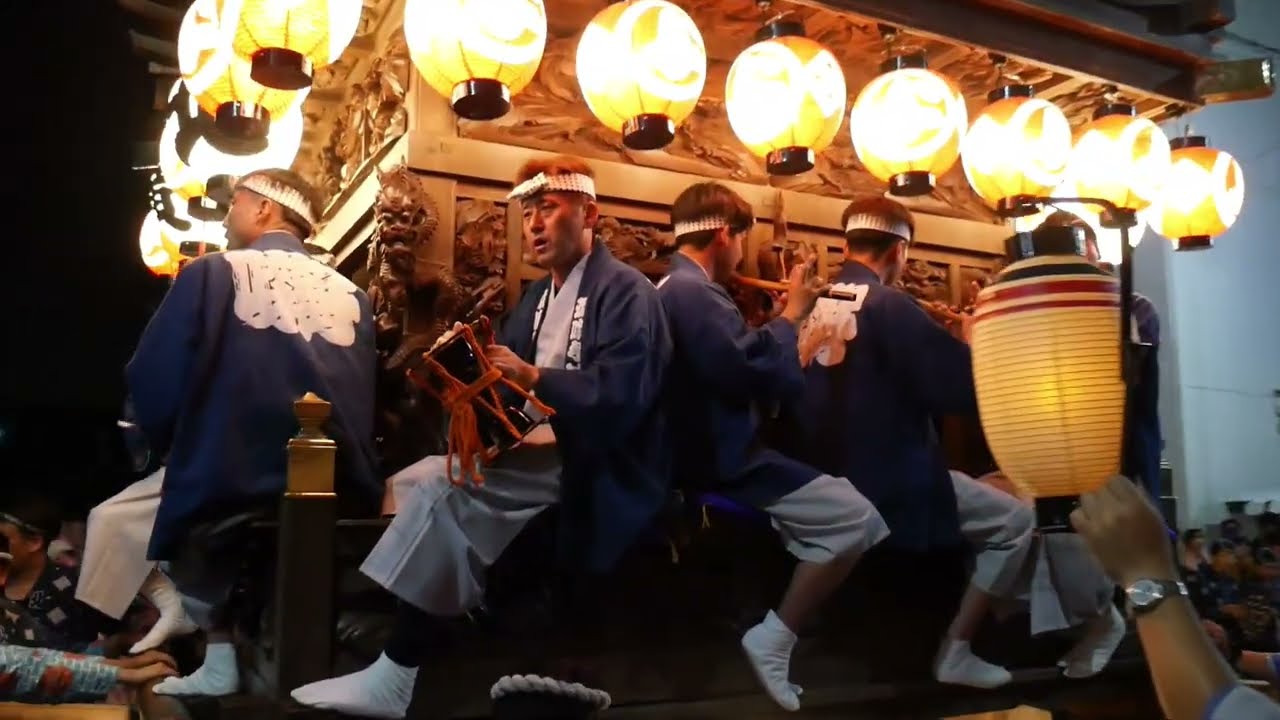 2025年5月5日　佐原　北横宿　山車・飾り物建造150周年　曳き廻し③そろばん曳き～踊り～馬鹿囃子