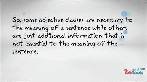 G4 Clauses: Essential and Nonessential Clauses