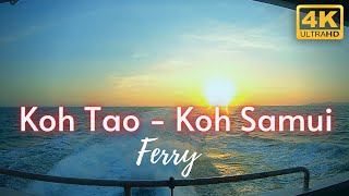 Koh Tao to Koh Samui Thailand Ferry