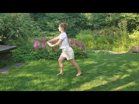 Tai Chi - 24 Move Form in the garden