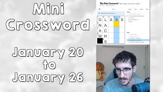 NYT Mini Crossword: January 20 - January 26