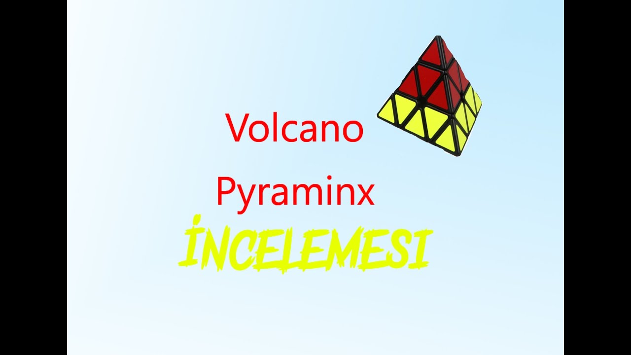 Qiyi Volcano Pyraminx İncelemesi [ Türkiye'de İLK!] - YouTube