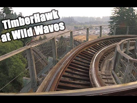 Video: Timberhawk Rollercoaster la Wild Waves