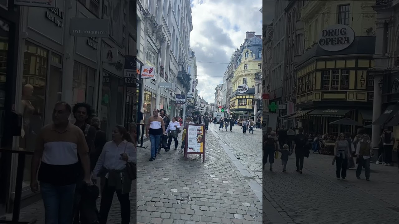 Exploring the Heart of Brussels: City Centre Vibes - Don't Forget to Share and Subscribe!