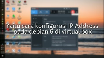 Tutorial konfigurasi IP address pada debian 6