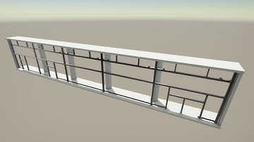 12- Steel Structure - TEKLA Structures Fabrication - Storefront Facade Model