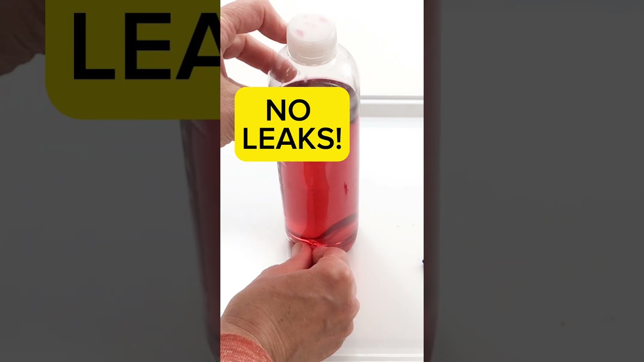 Make Holes In A Bottle That Don T Leak
