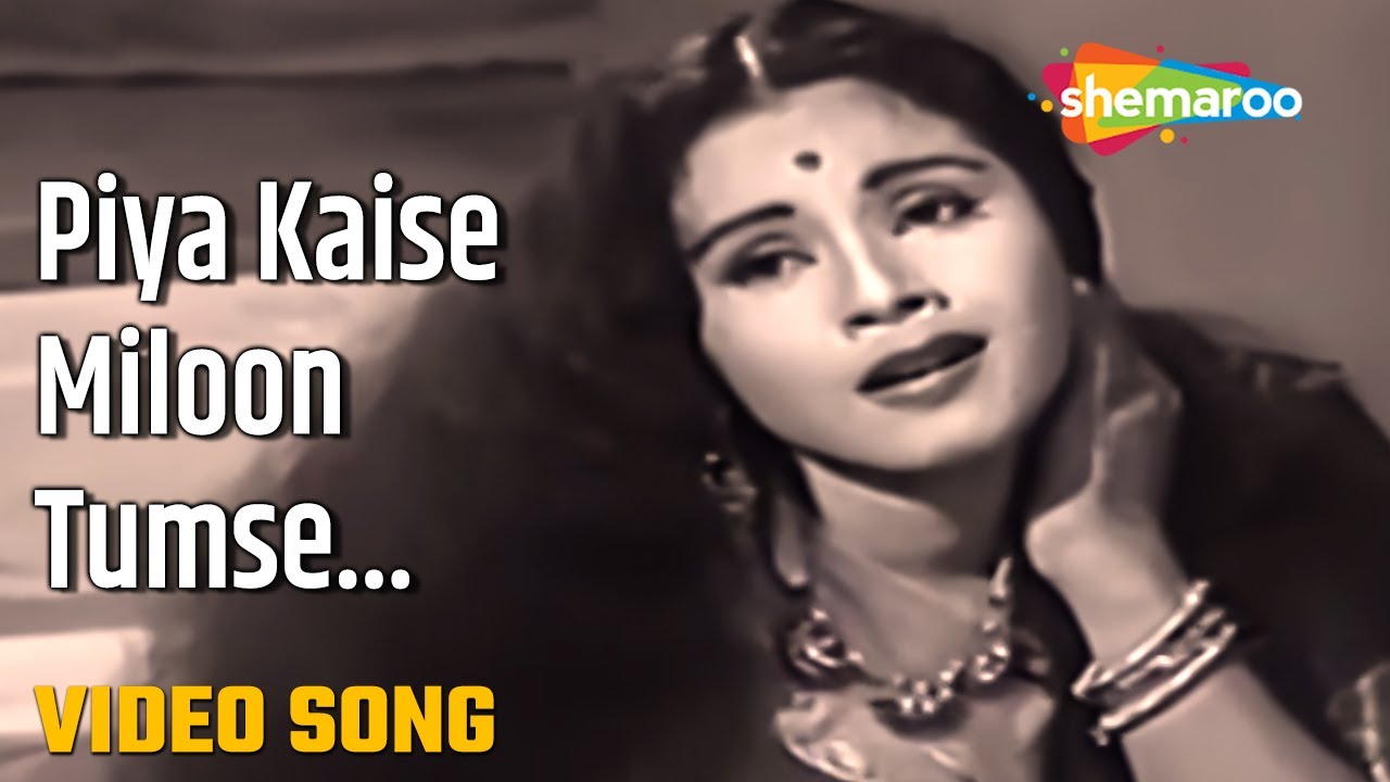 Piya Kaise Miloon Tujhse   HD Video  Saranga 1961  Lata Mangeshkar MohdRafi  Sudesh Jayshree