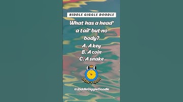 What has a head, a tail, but no body? | Riddle ❓ | #shorts #riddles