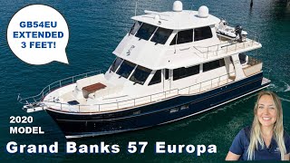 Grand Banks 57 Europa 2020 Yacht Tour Detailed Walkthrough with Sara Fithian