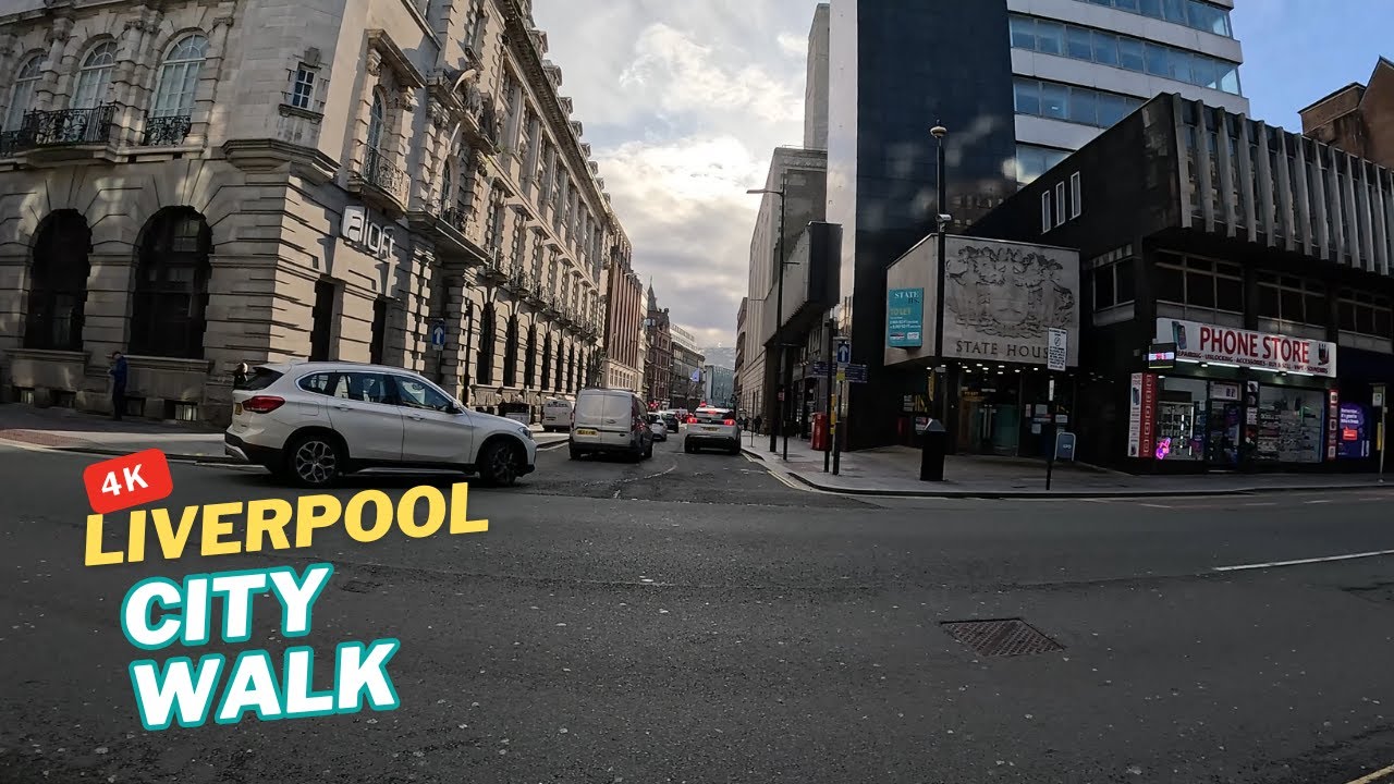 Liverpool Random Walk 4K Part 2 — City Centre to Edinburgh Road | Beautiful Architecture