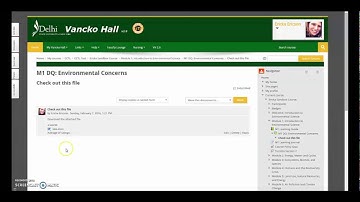 Downloading a File from Moodle