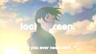 solr - lock screen (lyrics)
