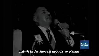Erbakan Bu Milletin Evlatları Birbirinin Kardeşidirler