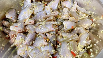 Cách ướp CÁ RÔ NON  - CÁ SẶC MUỐI SẢ CHIÊN