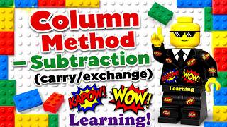 Column Method Subtraction - with carrying/exchange - Maths - Grade 3 - Cambridge