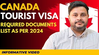 Required Documents for Canada Tourist/Visitor Visa in 2024 | Recent Canada Visa Updates 2024