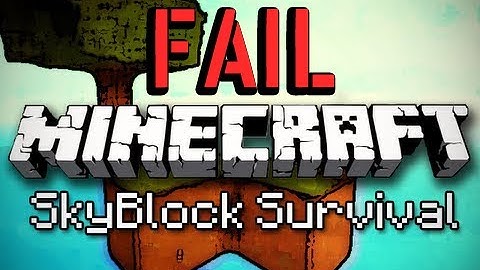 Video Vault: How to FAIL at Skyblock Survival
