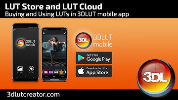 LUT Store, buying and using LUTs in 3DLUT mobile app