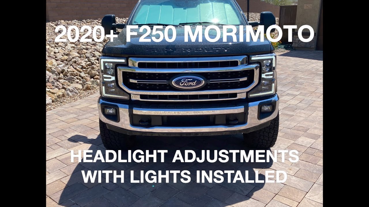 How To Adjust Morimoto Headlights F250