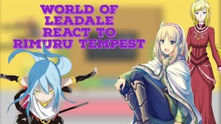 In the land of leadale react to rimuru tempest || Gacha reaction || My AU || part 1