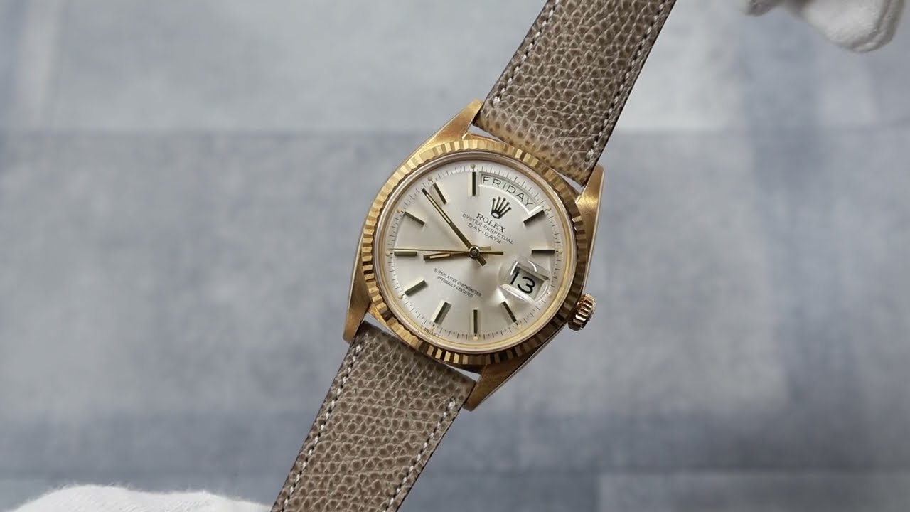 ROLEX ロレックス】デイデイト／Ref.1803／ノンポリッシュ／18KYG