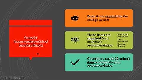 Senior Naviance and the College Application Process (2020 - 2021)