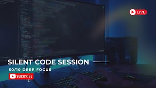 Deep Focus Coding Session — 50/10 Pomodoro (Silent Work) 🌙 | Midnight Coding