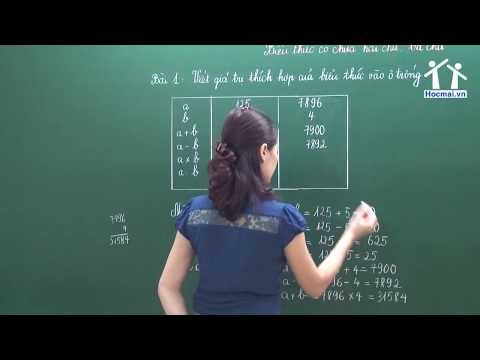 Video Bài toán biểu thức chứa hai chữ ba chữ phần 2 - Toán 4... - youtube