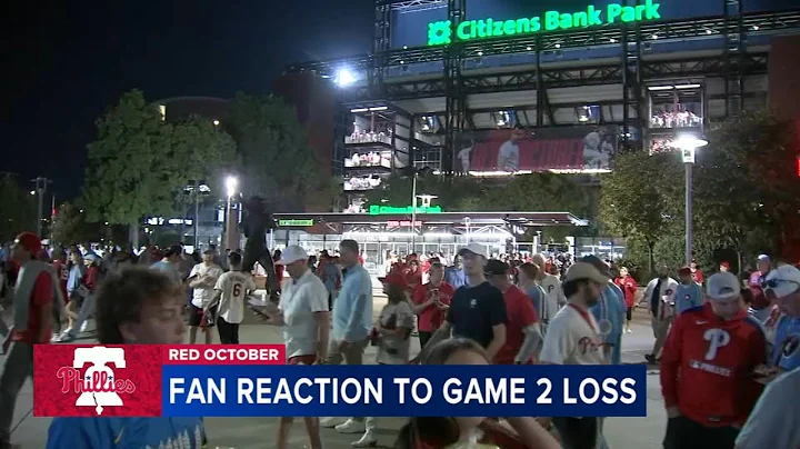 Phillies fans react to 'bone-crushing' Game 2 loss