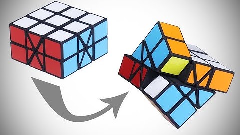 The Extra Split 3x3x2 - A 3D Printed Rubik