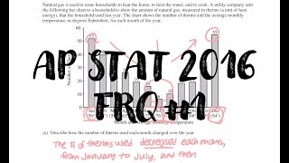 AP Statistics 2016 FRQ #1 / AP 통계학 2016 FRQ #1 문풀