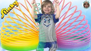 Slinky Toys National Slinky Day August 30 Challenge #NationalSlinkyDay Jingle Song