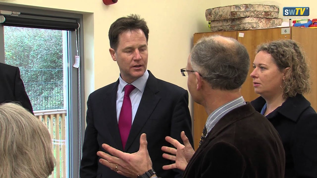 Nick Clegg In Swindon - YouTube