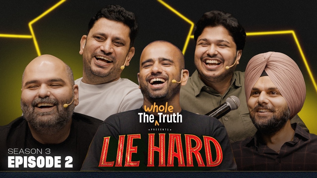 LIE HARD S3 - Ep02 ft. @JaspreetSinghComedy @KunalKamra @Shubhamgaur09 & Rofl Gandhi