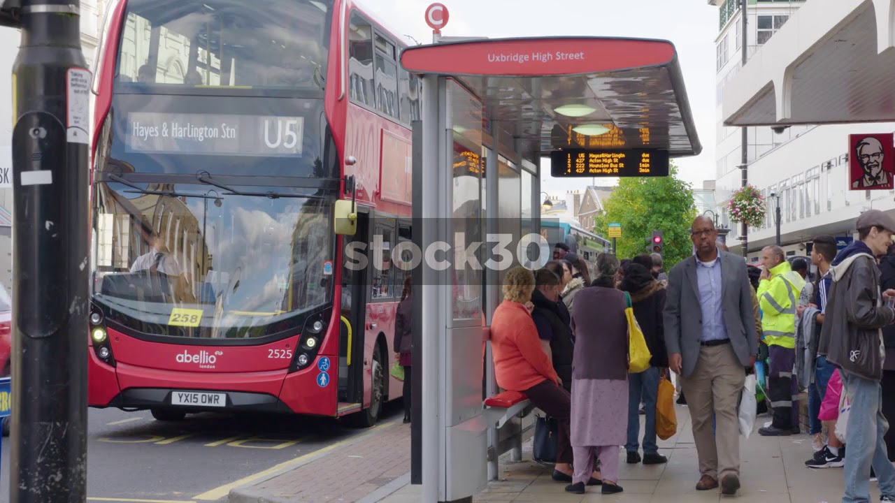 Uxbridge High Street Bus Stop, UK YouTube