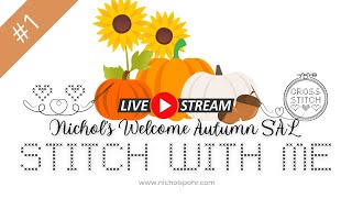 FLOSSTUBE Stitch With Me | Welcome Autumn SAL Week 1