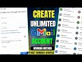 How To Create Unlimited Gmail Accounts Without Phone Number ( Step By Step -2025 )