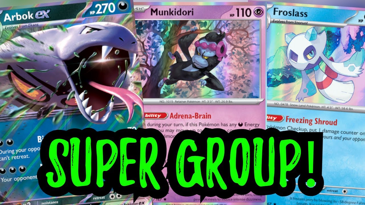 Froslass Takes Arbok ex to ANOTHER LEVEL! Twilight MAsquerade Pokemon TCG LIve