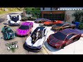 GTA 5 - Stealing TRON Super Cars with Franklin! (Real Life Cars #177)