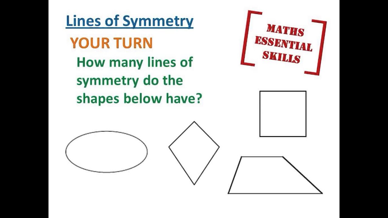 Essential Skills Lines of symmetry YouTube