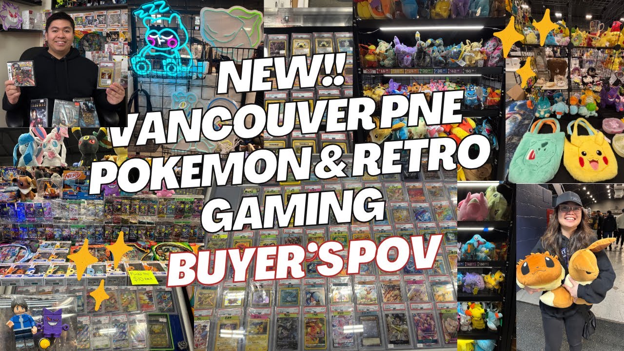 BUYER'S POV - Pokemon Card Show and Retro Gaming in Vancouver, Canada