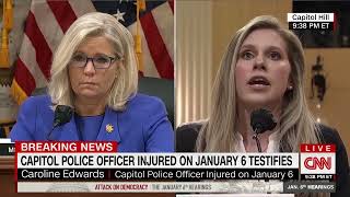 Officer Caroline Edwards describes insurrection crowd that attacked her