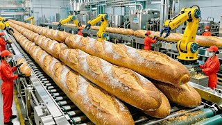 Inside a Modern Giant Bread Factory: How From Wheat Grain to Packaged Loaf Bread (Full Process)