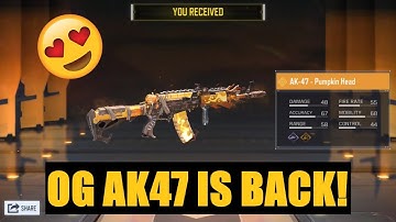 Halloween Redux Lucky Draw | AK-47 "Pumpkin Head" & Hidora Kai Unlocked! | COD Mobile | CODM