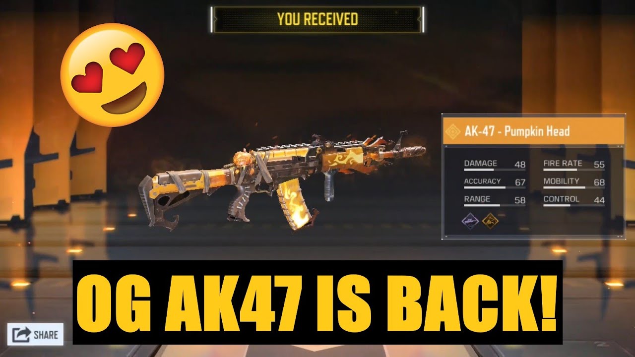 Halloween Redux Lucky Draw | AK-47 "Pumpkin Head" & Hidora Kai Unlocked! | COD Mobile | CODM
