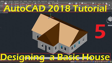 Beginner Tutorial 5 (AutoCAD 2018) - Designing a Basic House