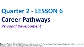 Career Pathways - Personal Development