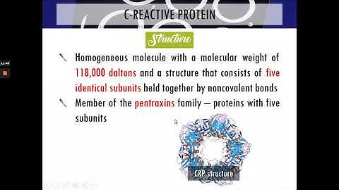 MT Pre-Recorded Lectures | MT 38: C-Reactive Protein (CRP)